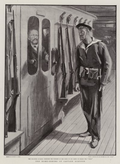 Kapten Dreyfus hemkomst av Sydney Prior Hall