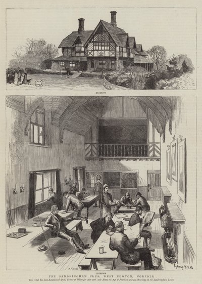 Sandringham Club, West Newton, Norfolk av Sydney Prior Hall