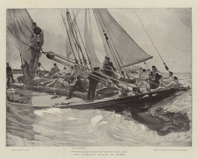 Yachtsäsongen på Cowes av Sydney Prior Hall