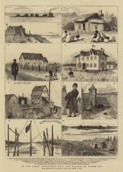 Till den stora nordväst med markisen av Lorne, XVI av Sydney Prior Hall