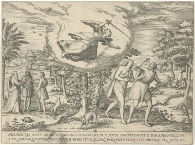 Utvisning från paradiset av Symon Novelanus (attributed to)