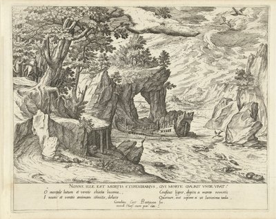 förlisning Allegoriska landskap (serietitel) av Symon Novelanus (attributed to)