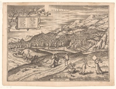 Utsikt över Granada Granata (titel på objekt) av Symon Novelanus (possibly)