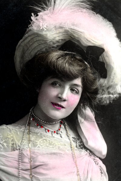 Cora Brown-Potter 1857-1936, amerikansk skådespelerska, tidigt 1900-tal. av TC Turner