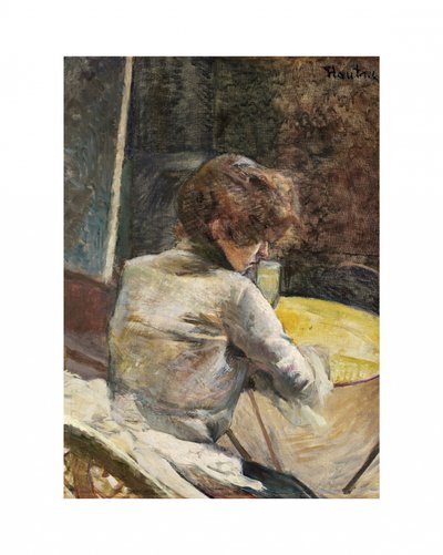 Väntan (ca 1887) av TOULOUSE LAUTREC