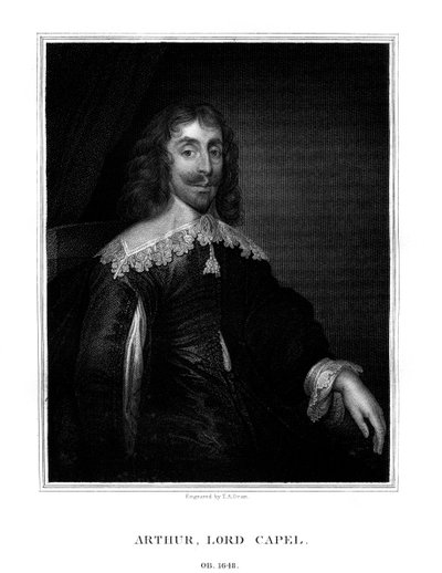 Arthur Capel, 1:e baron Capel, engelsk rojalist, 1825. av T. A. Dean