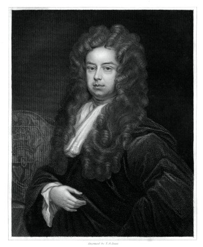 John Somers, 1st Baron Somers, Lord High Chancellor of England, 1833. av T. A. Dean