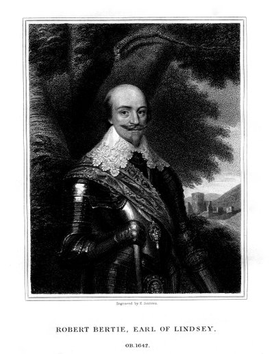 Robert Bertie, 1:e earl av Lindsey, 1827. av T. A. Dean