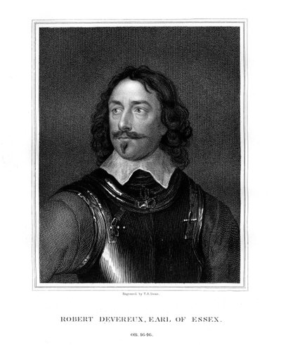 Robert Devereux, 3:e earl av Essex, 1827. av T. A. Dean