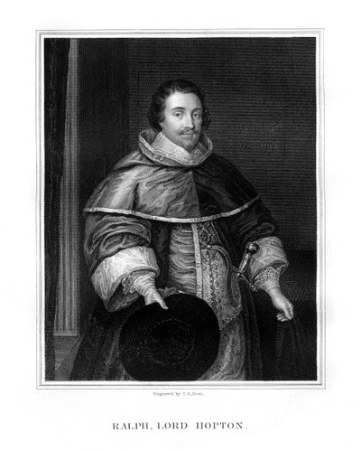 Sir Ralph, Lord Hopton, engelsk soldat, 1827. av T. A. Dean