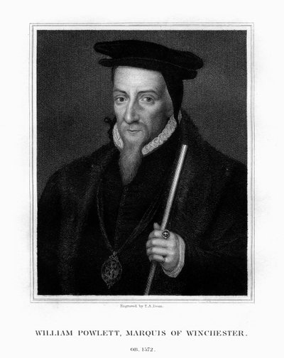 William Paulet, 1:a markisen av Winchester, engelsk statsman, 1828. av T. A. Dean