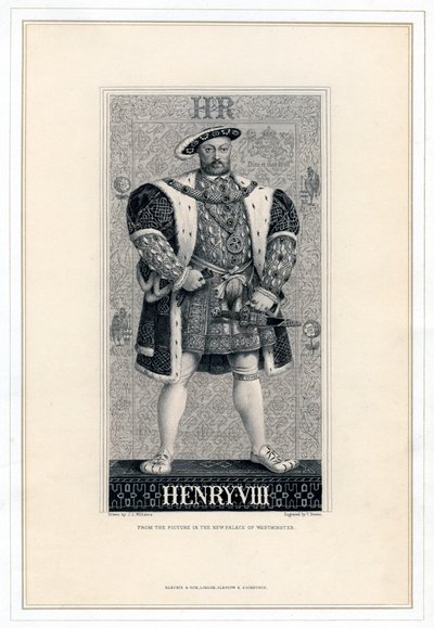 Henrik VIII av England, 1491-1547. av T. Brown