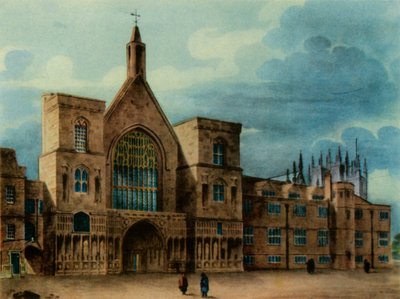 "New Palace Yard and Entrance to Westminster Hall", 1947. av T. Coney