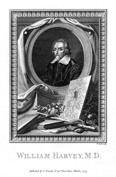William Harvey, läkare, 1777. av T. Cook
