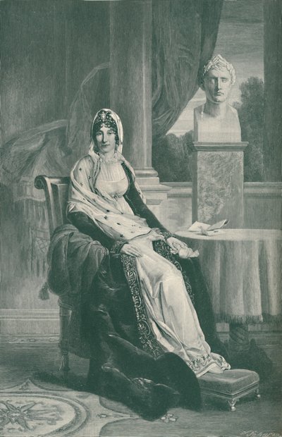 Marie-Laetitia Ramolino Bonaparte - Napoleon I:s mor, c1800-1804, 1896 av T. Johnson