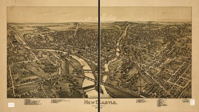 New Castle, Pennsylvania 1896 av T. M. Fowler