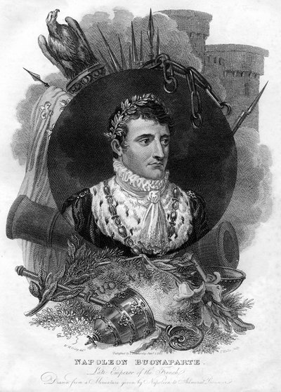 Napoleon I 1769-1821, kejsare av Frankrike, 1816. av T. Wallis
