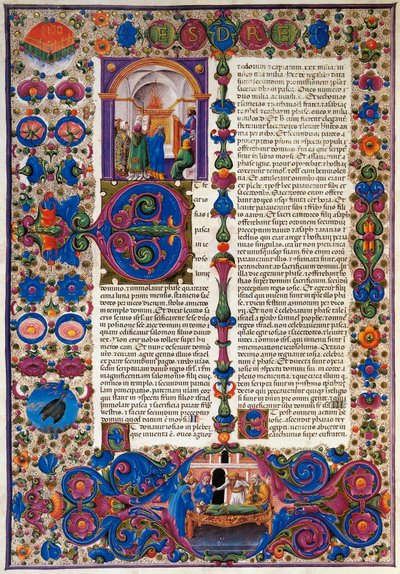 Exodusboken, från första volymen av Bible of Borso d