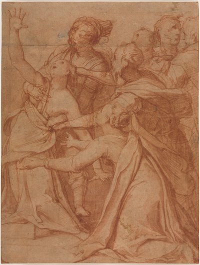 A Miracle of Saint Philip Benizzi: The Healing of a Demonic Woman av Taddeo Zuccaro