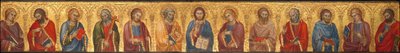 Kristus och de tolv apostlarna av Taddeo di Bartolo