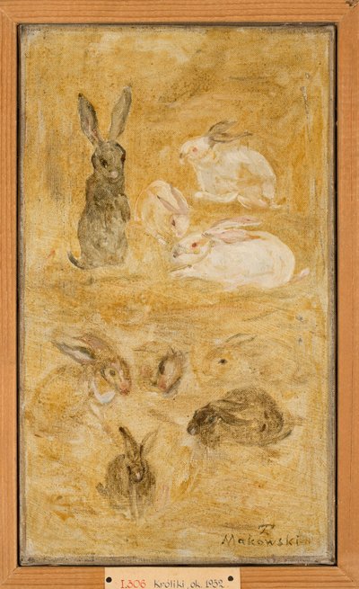 Kaninchen av Tadeusz Makowski