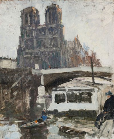 Notre-Dame av Tadeusz Makowski