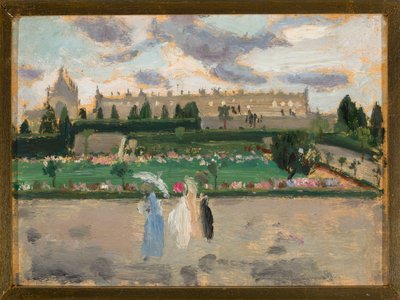 Stadslandskap (Esplanade des Invalides) av Tadeusz Makowski