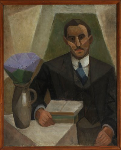 Porträtt av Zygmunt Lubicz-Zaleski av Tadeusz Makowski