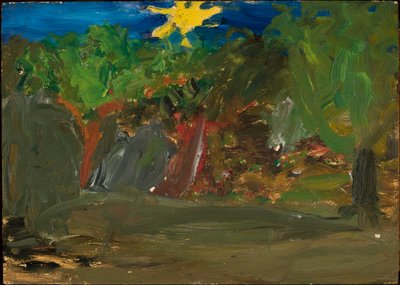 Sonne über dem Garten av Tadeusz Makowski