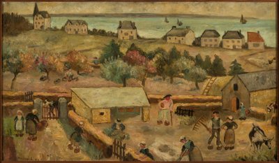 Gård i Keranquernat av Tadeusz Makowski