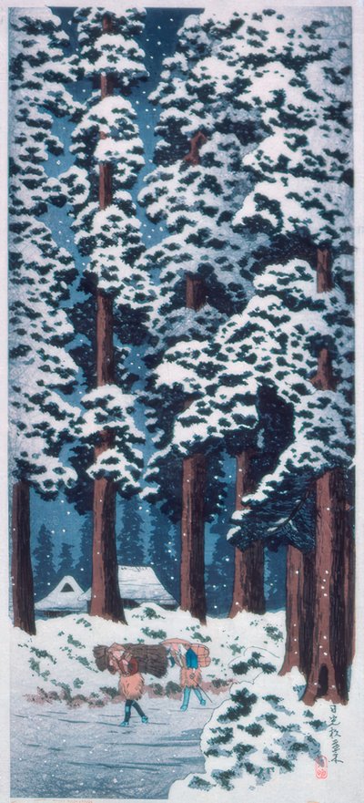 Cederkantad gata nära Nikko av Takahashi Hiroaki