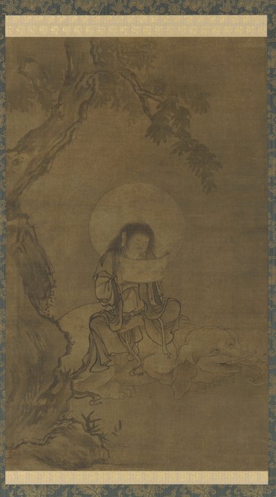 Fugen, Muromachi Period (bläck & färg på siden) av Takuma Eiga