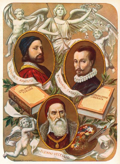 Den italienska konstens och litteraturens storheter av Tancredi Scarpelli