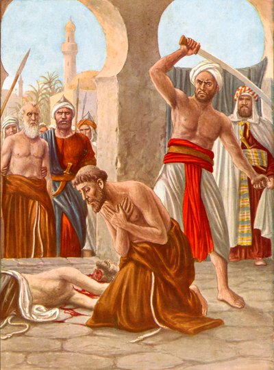 Broder Jacopo de Padovas martyrskap i Indien av Tancredi Scarpelli