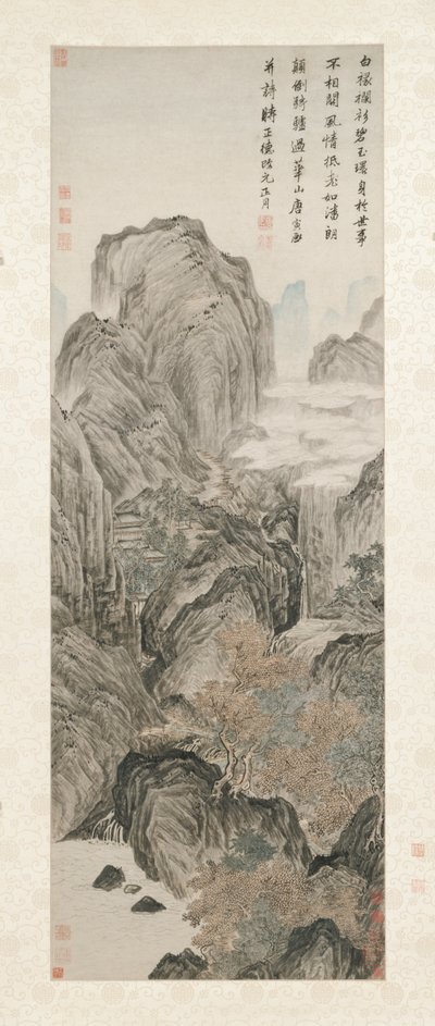 Berget Hua av Yin Tang