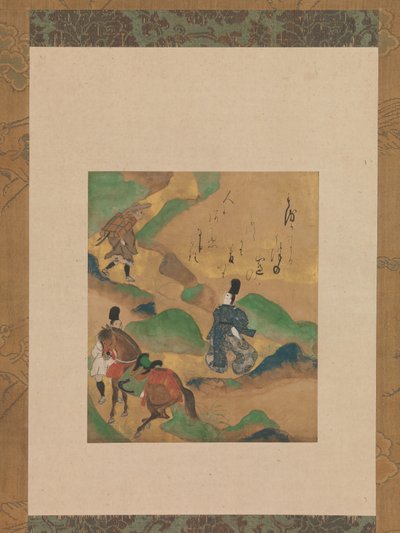 Momo luck t Depression mountain, från te s av Ise Ise story, inte sant? 1634. av Tawaraya Sotatsu
