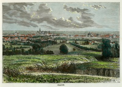 Krakow, Polen, c1880. av Taylor