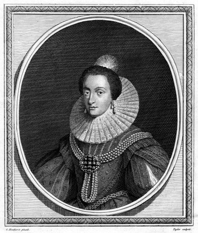 Elizabeth, kurfursten Palatine och drottning av Böhmen, 1787. av Taylor