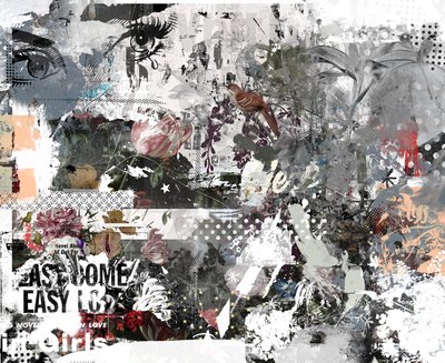 Easy Come Easy Go, 2017 (Collage på duk) av Teis Albers