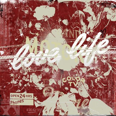 Love Life, 2015 (Collage på duk) av Teis Albers