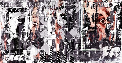 The Fear, 2016 (collage) av Teis Albers