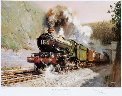 South Wales Pullman, ca 1971 (tryck) av Terence Cuneo