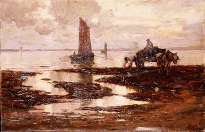 Stilla kväll (olja på duk) av Terrick Williams