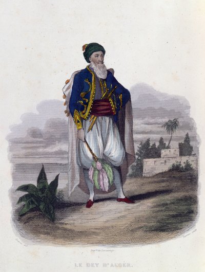 Hussein Pacha (1765-1838), Algiers sista död (1818-30), 1846 av Th. Guerin
