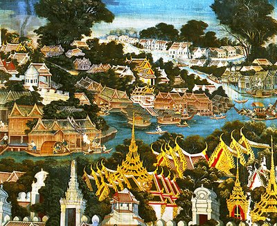 Utsikt över Bangkok av Thai School