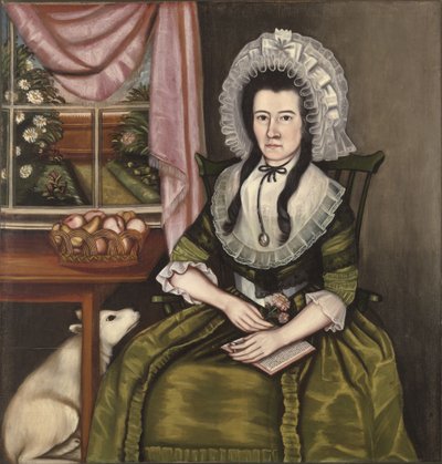 Mrs Hezekiah Beardsley, ca 1788-90 av The Beardsley Limner