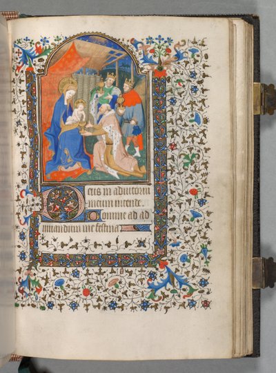 Stundenbuch Gebrauch von Paris: Fol. 67r, Anbetung der Könige, ca. 1420 von The Bedford Master