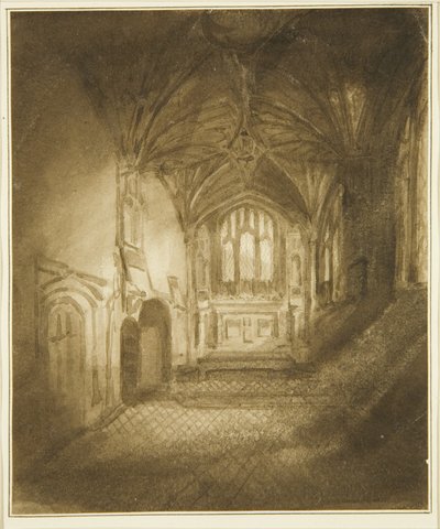 Markus sakristian (penna och akvarell på papper) av The Rev. John Eagles