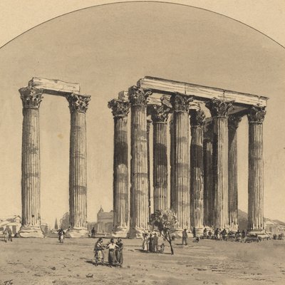 Tempel av Olympian Zeus av Themistocles von Eckenbrecher