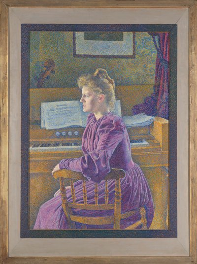Maria Sèthe vid harmoniet av Théo van Rysselberghe